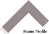 Silver Brushed 40mm Picture Frame I 6 Pack - The Quality Framing Company & Imaging Services