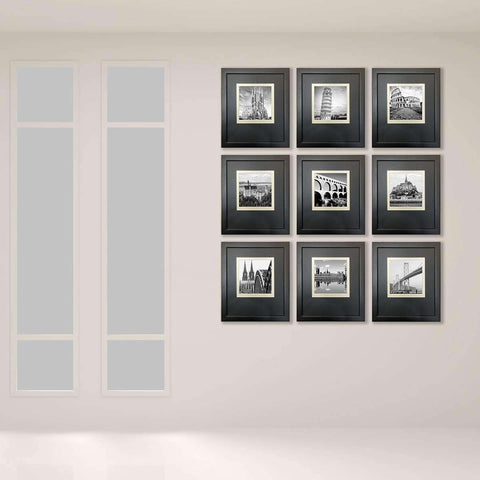 Architexural Picturewall- 9 set Frame Collection - The Quality Framing Company & Imaging Services