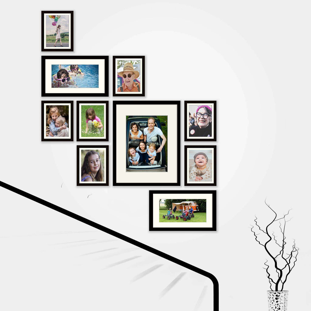 Stairway Picturewall4U-  10 set Frame Collection - The Quality Framing Company & Imaging Services