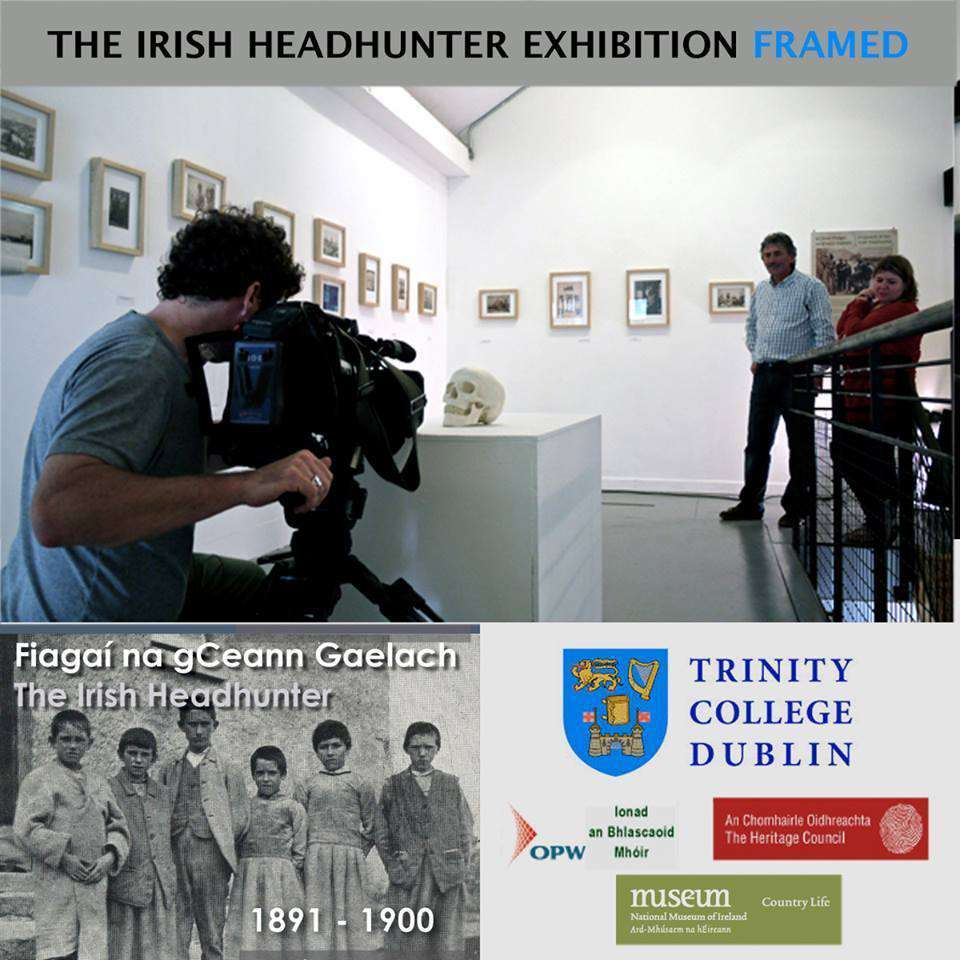 Natural Ashe Frames made for The Irish Headhunter Exhibition in Trinity College - The Quality Framing Company & Imaging Services