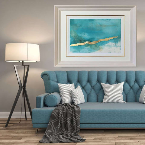 Hand Embellished Print in White Eleganta Frame - The Quality Framing Company & Imaging Services