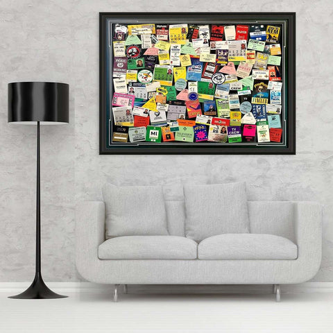 Events Tickets for a Well Travelled TV cameraman - The Quality Framing Company & Imaging Services