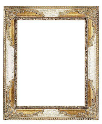3" Ivory/Gold Decorative Picture Frame - The Quality Framing Company & Imaging Services