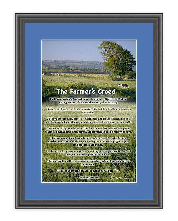 The Farmers Creed Gift Frame - The Quality Framing Company & Imaging Services