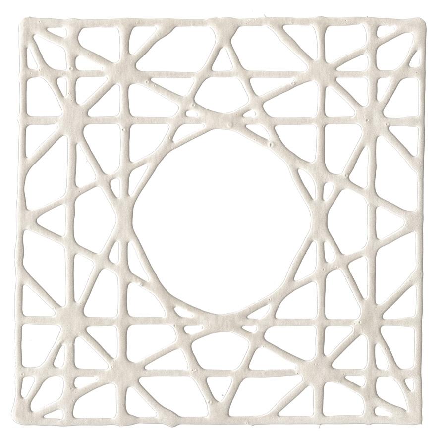 DecoGraph C in Pearlized White 16x16 - The Quality Framing Company & Imaging Services