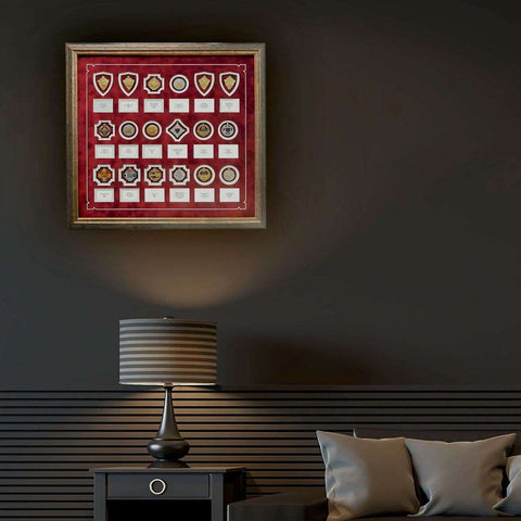 Medals of an All Ireland Senior Football Final Referee (captions under medals) - The Quality Framing Company & Imaging Services