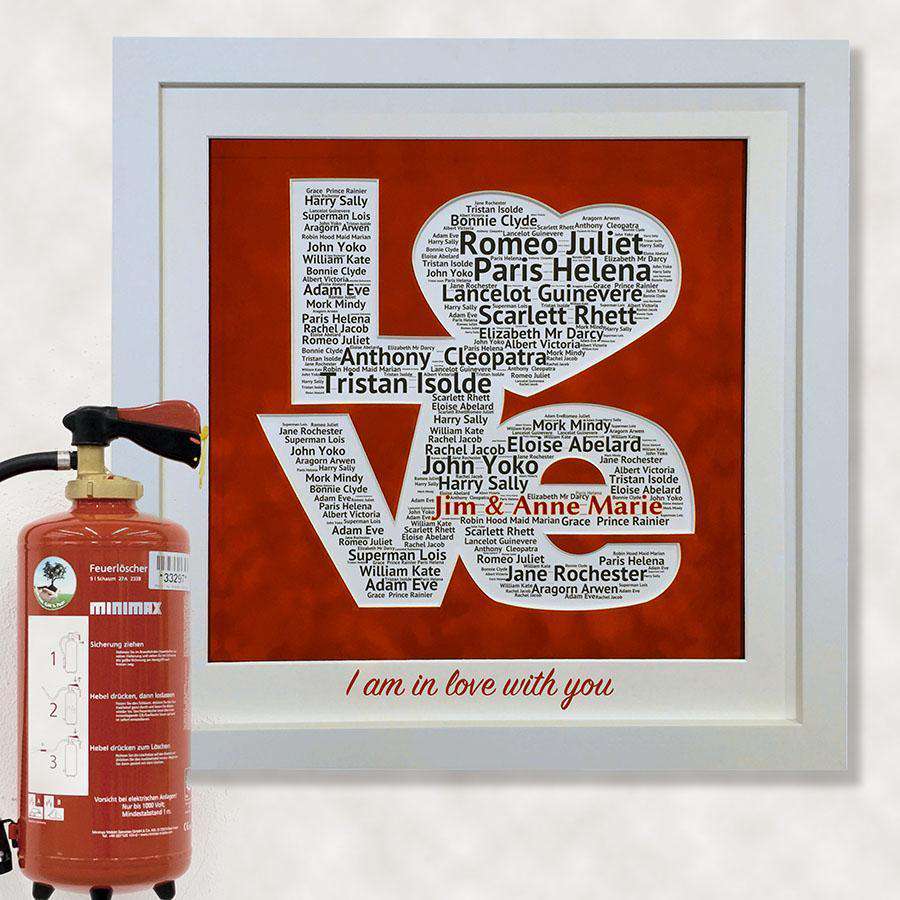 I Am in Love With You - The Quality Framing Company & Imaging Services