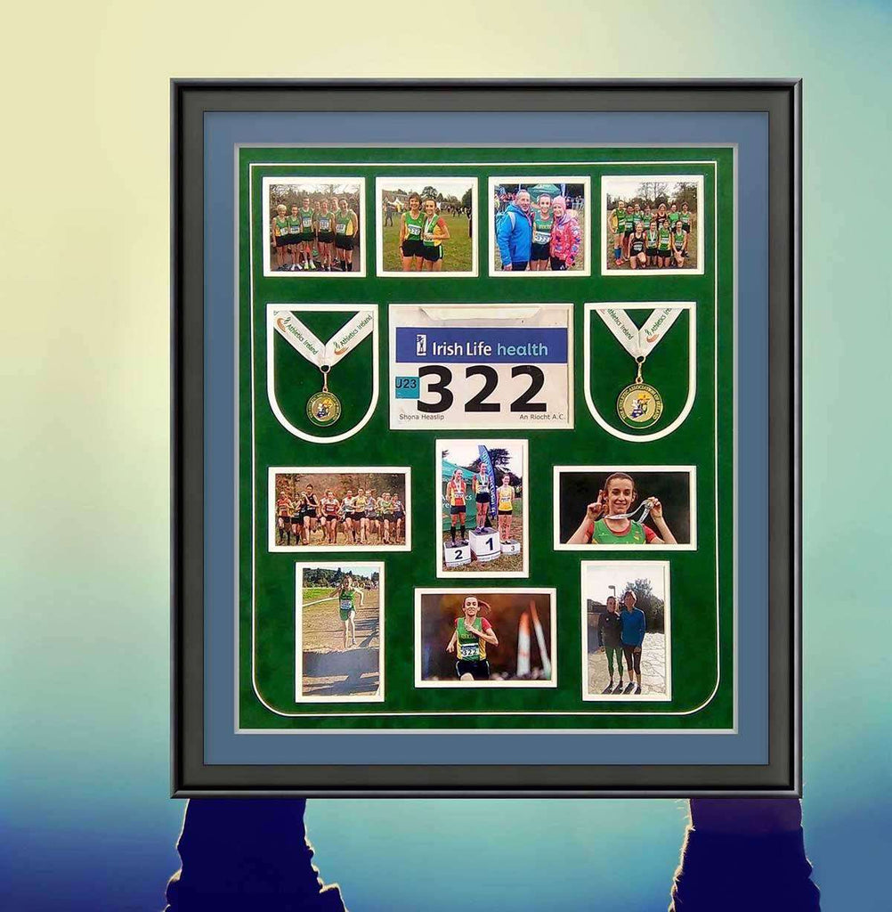 Athletic Medals from a Cross Country Champion - The Quality Framing Company & Imaging Services