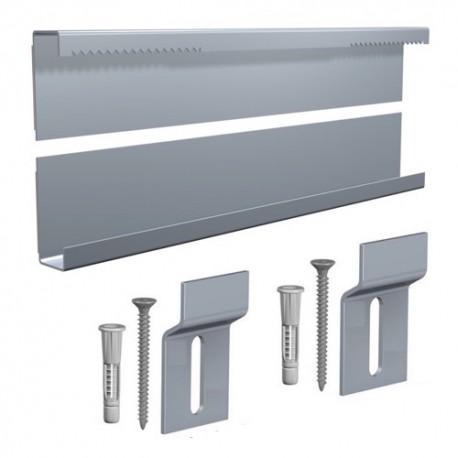 Newly DiBond Rail set self-adhesive including 2 wall hooks and 1 cleaning cloth - The Quality Framing Company & Imaging Services