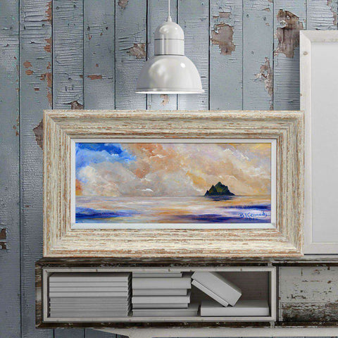 Rustic Ivory For a Bernadette Kennedy Original Oil of Skellig Michael - The Quality Framing Company & Imaging Services