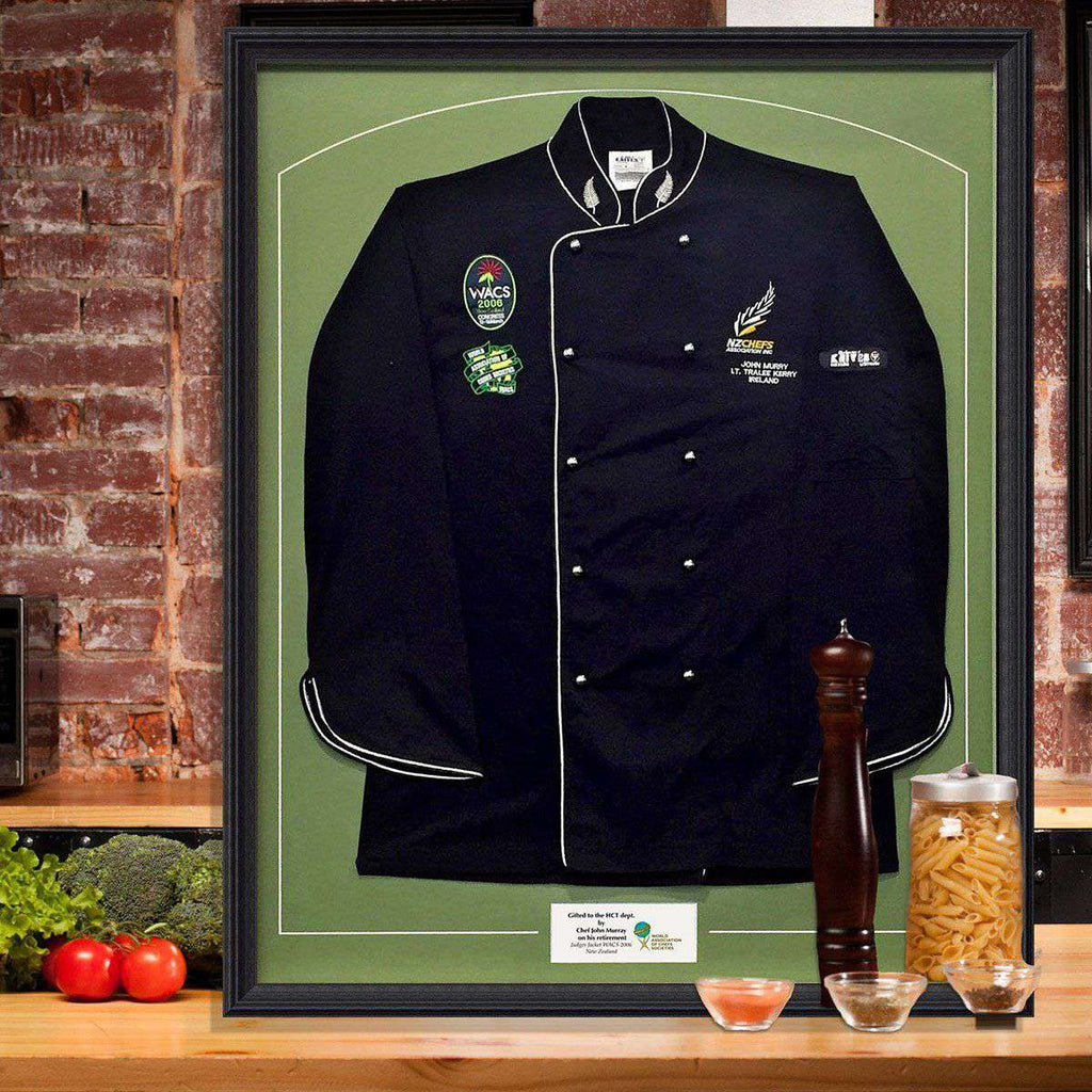 Chef John Murray- Judges Jacket from WACS (World Assoc. of Chef Societies) - The Quality Framing Company & Imaging Services