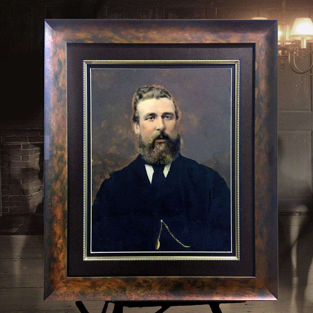 Italian moulding for a Restored Old Photo - The Quality Framing Company & Imaging Services