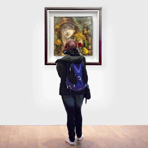 Ludmil Korol's Original Painting (on display in our showroom currently) - The Quality Framing Company & Imaging Services