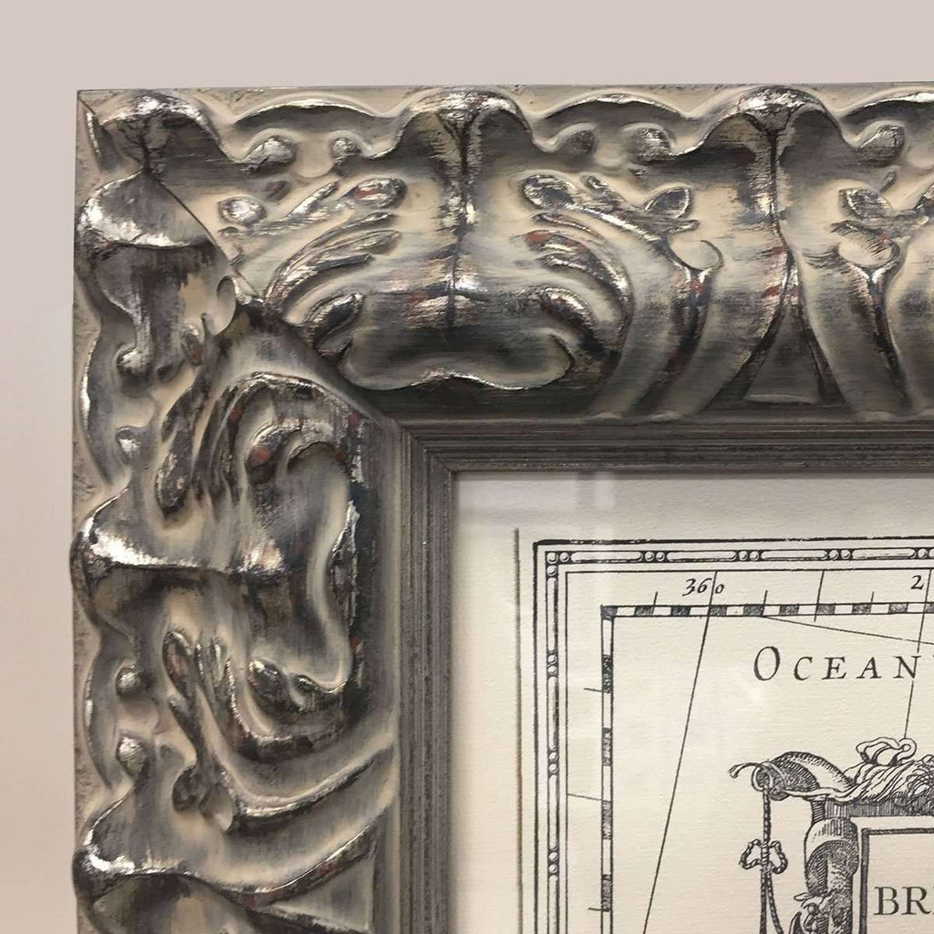 An Italian Frame & Italian Craftmanship for an Old Map - The Quality Framing Company & Imaging Services