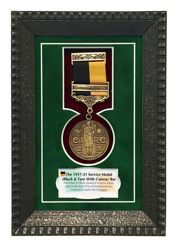 1917-21 Service Medal (With Comrac Bar) Gift Frame | - The Quality Framing Company & Imaging Services