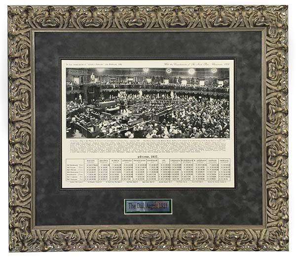 Historic First Meeting of the Second Dáil , August 1921 - The Quality Framing Company & Imaging Services
