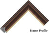 Walnut Gold 35mm Picture Frame I 6 Pack - The Quality Framing Company & Imaging Services