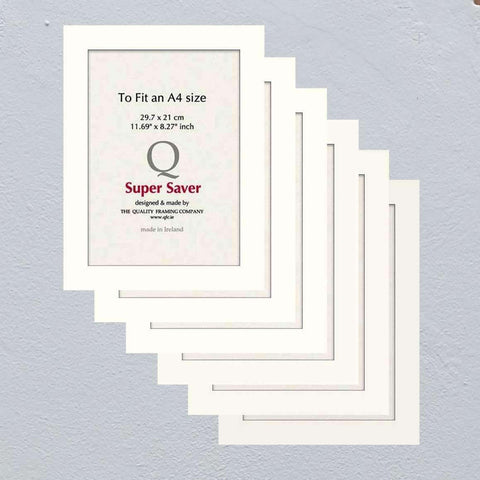 White Matte 40mm Picture Frame I 6 Pack - The Quality Framing Company & Imaging Services