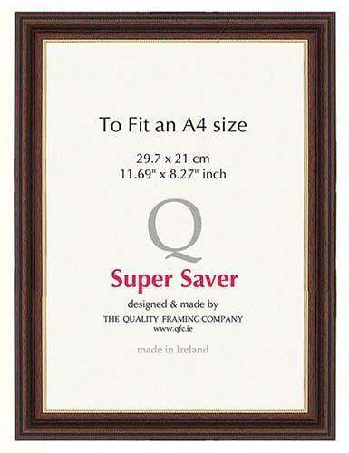 Walnut Gold 35mm Picture Frame I 6 Pack - The Quality Framing Company & Imaging Services
